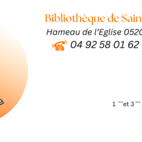 BIBLIOTHEQUE LOGO HORAIRES 2026