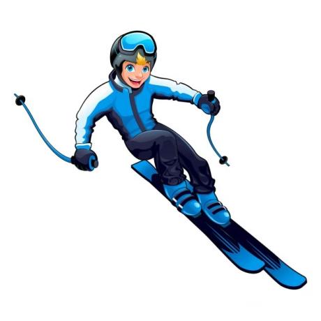 skieur. skieur.