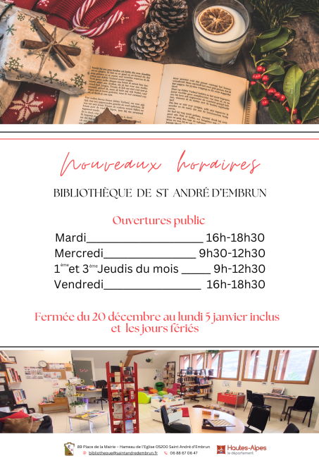 nouveaux horaires 2026